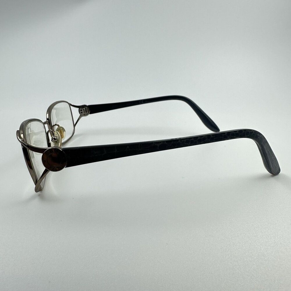 Jimmy Choo 52 WUB Women's Eyeglasses 53-16-130 Rectangle Metal Italy FRAME ONLY - Picture 4 of 15